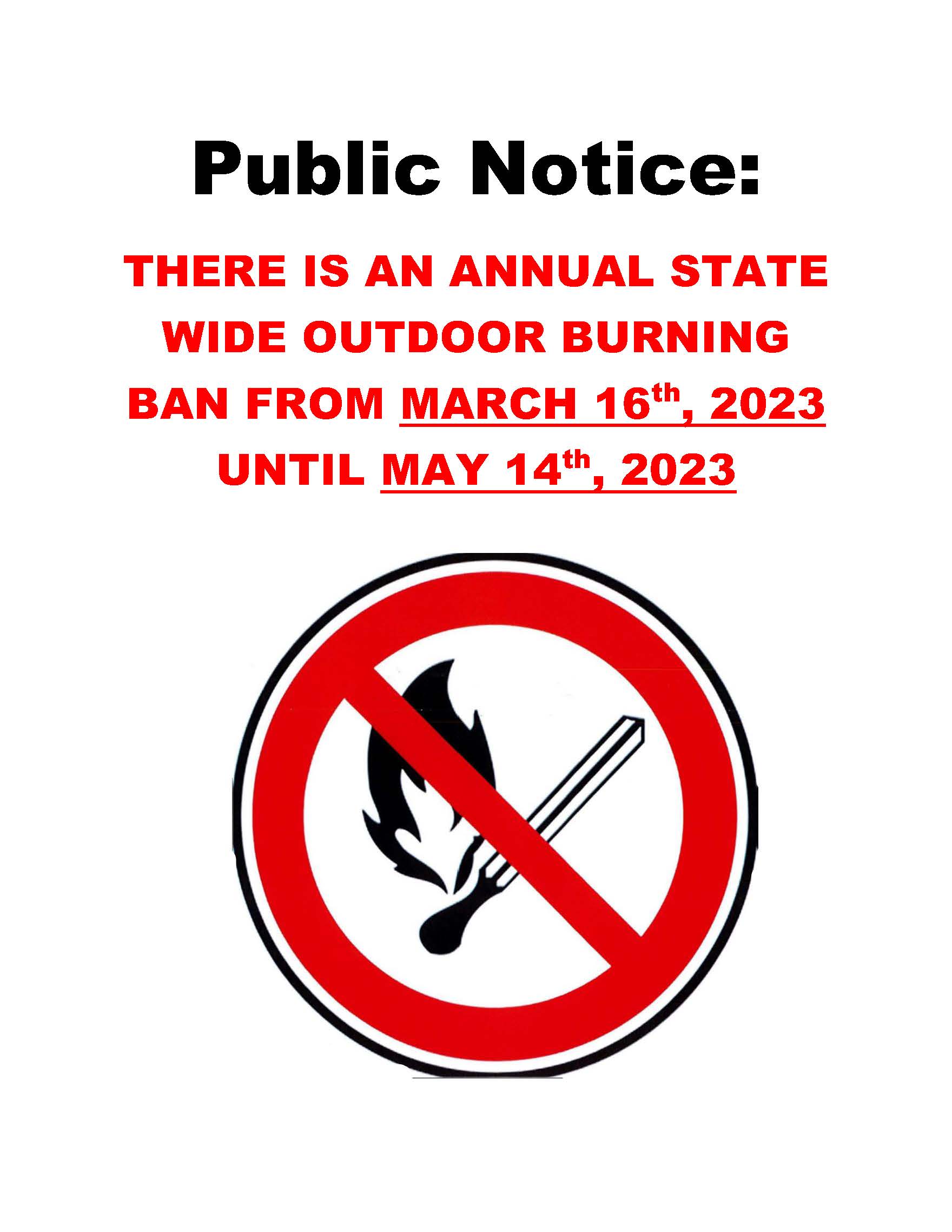 Public Notice Burn Ban (2)